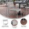 Flash Furniture Silver All-Weather Armless Steel Dining Chair XU-CH-10318-SIL-GG - alternate 4